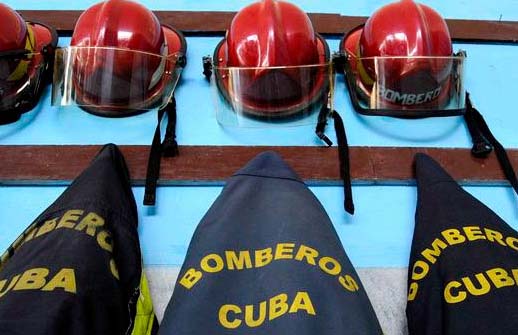 La Habana ejercicio contra incendios 
