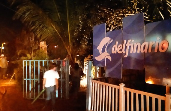 Incendio en Parque Inflable de Delfinario de Cienfuegos 