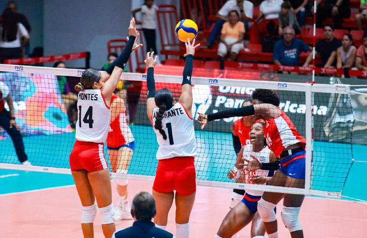 Cuba-Puerto Rico hoy Copa Panamericana mayores (f) de Voleibol