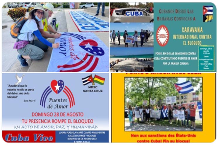 Destacan en Cuba realización de caravana mundial contra el bloqueo Destacan en Cuba realización de caravana mundial contra el bloqueo
