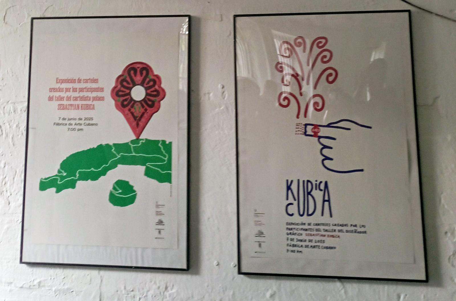 Muestra de carteles realizados por estudiantes y profesionales cubanos del diseño gráfico 