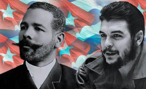 Antonio Maceo y  Ernesto Che Guevara