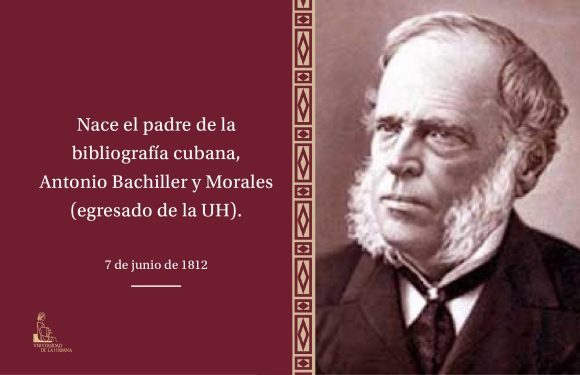 Antonio Bachiller y Morales. Foto: Universidad de La Habana.