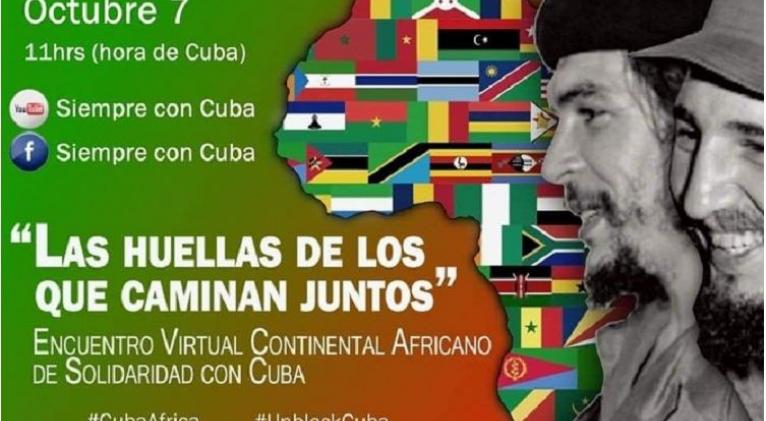 Convocan a Encuentro Virtual Continental Africano de Solidaridad con Cuba