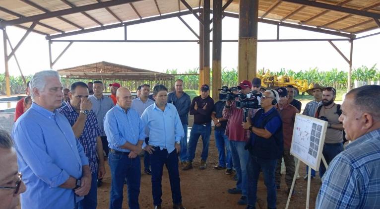 Comienza Presidente cubano visita a Ciego de Ávila Comienza Presidente cubano visita a Ciego de Ávila