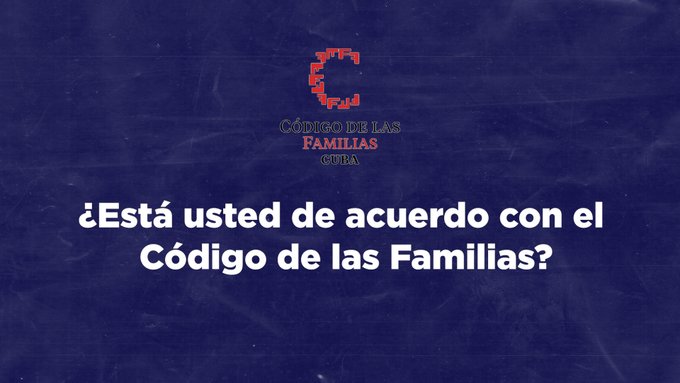 Referendo sobre Código de Familias de Cuba será 25 de septiembre