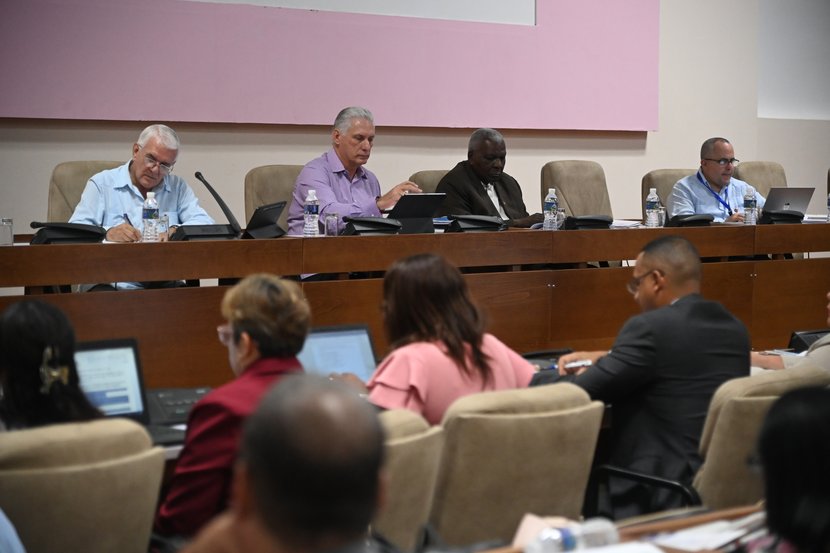 Presidente de Cuba participa en comisión económica del Parlamento