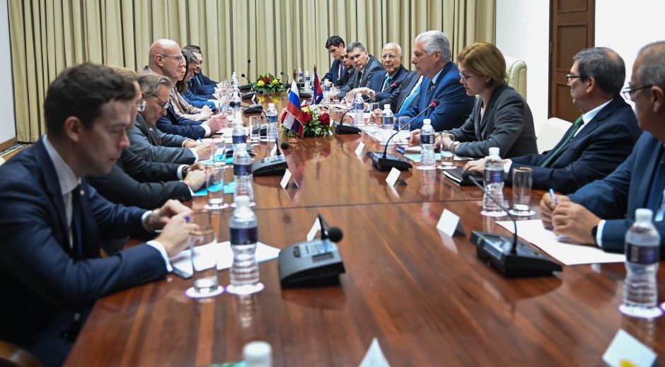 Sostuvo Díaz-Canel encuentro con Vicepresidente del Gobierno ruso