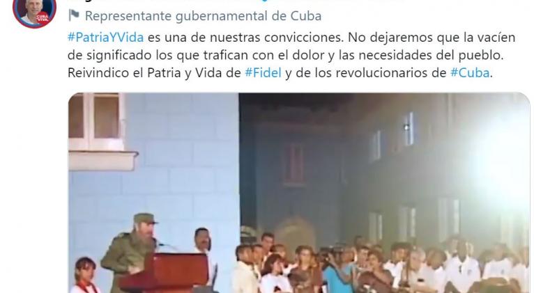 Presidente cubano: Patria y Vida es una de nuestras convicciones Presidente cubano: Patria y Vida es una de nuestras convicciones