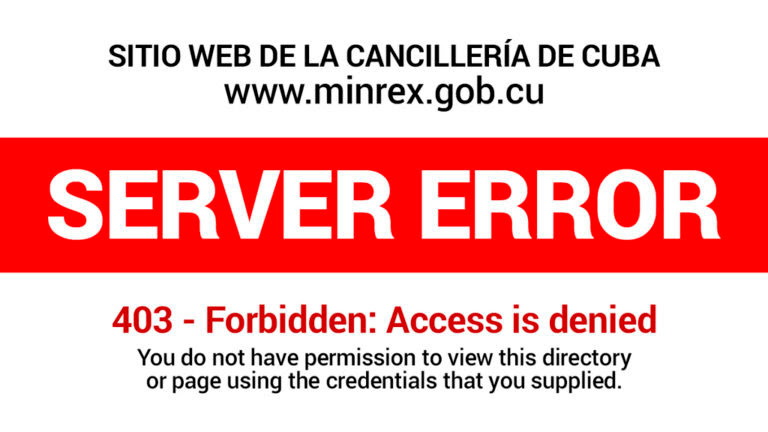 Cancillería de Cuba denuncia ciberataque y guerra comunicacional