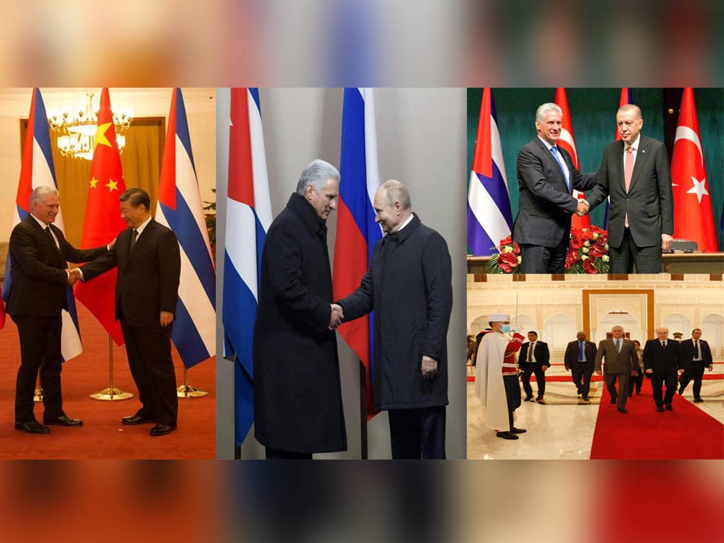 Presidente cubano cerró intensa visita a China Presidente cubano cerró intensa visita a China