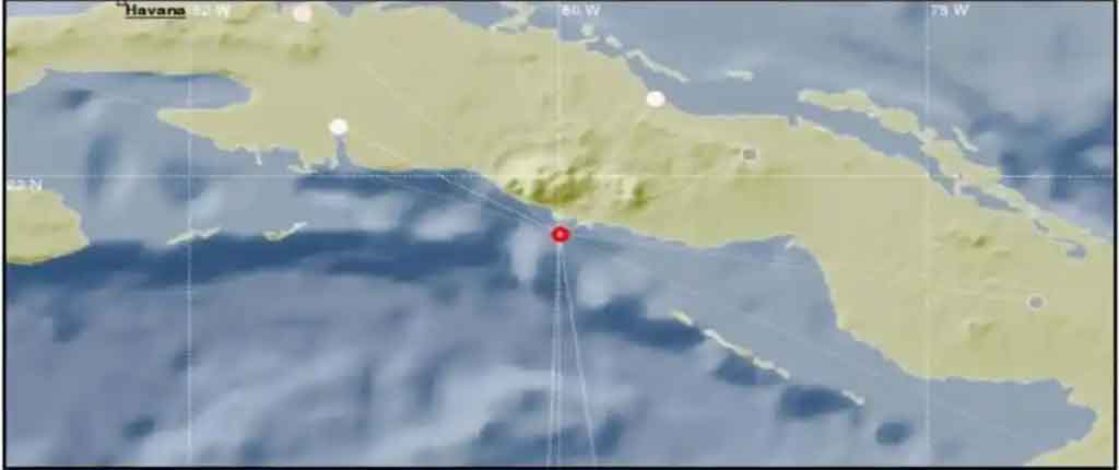 Sismo perceptible en el centro de Cuba